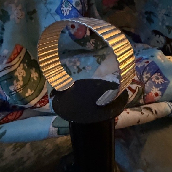 925 Sterling Silver Other - Sterling Silver OS Ribbed Bracelet no gender.